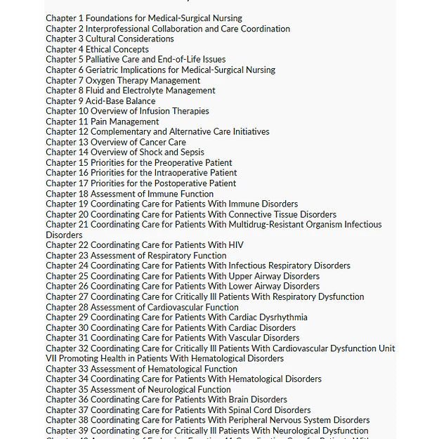 Test Bank For Medical Surgical Nursing 2nd Edition Hoffman