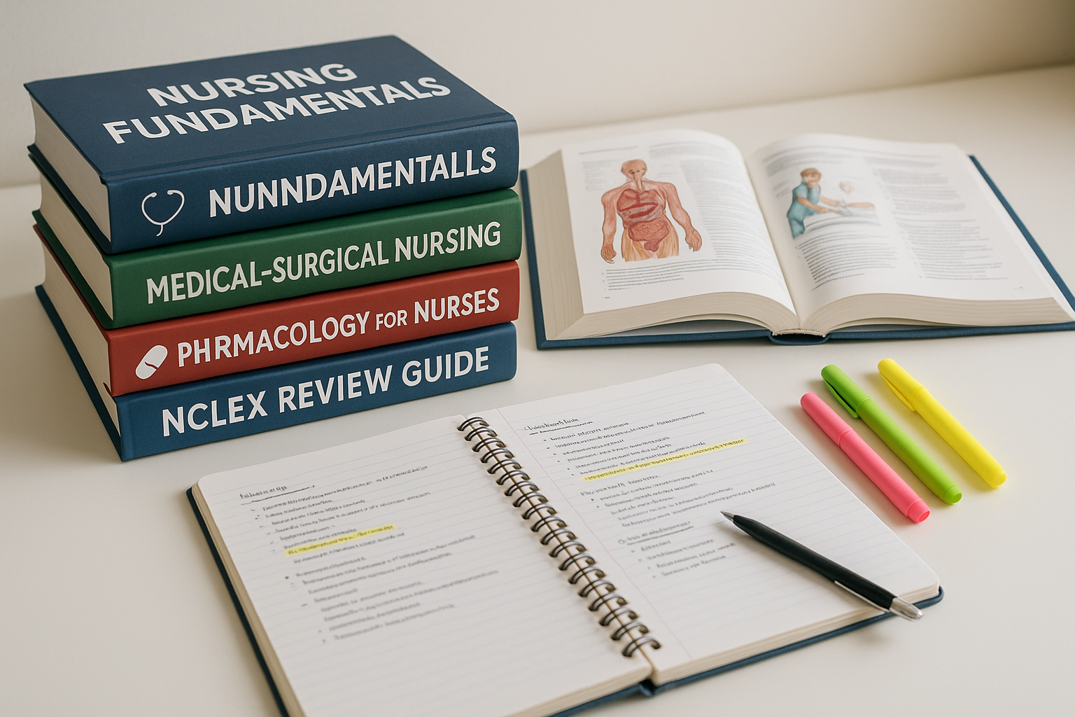 nursing exam textbooks 